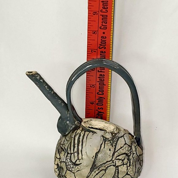 Hand Built, Heavily Textured, pottery studio art p - Picture 9 of 10